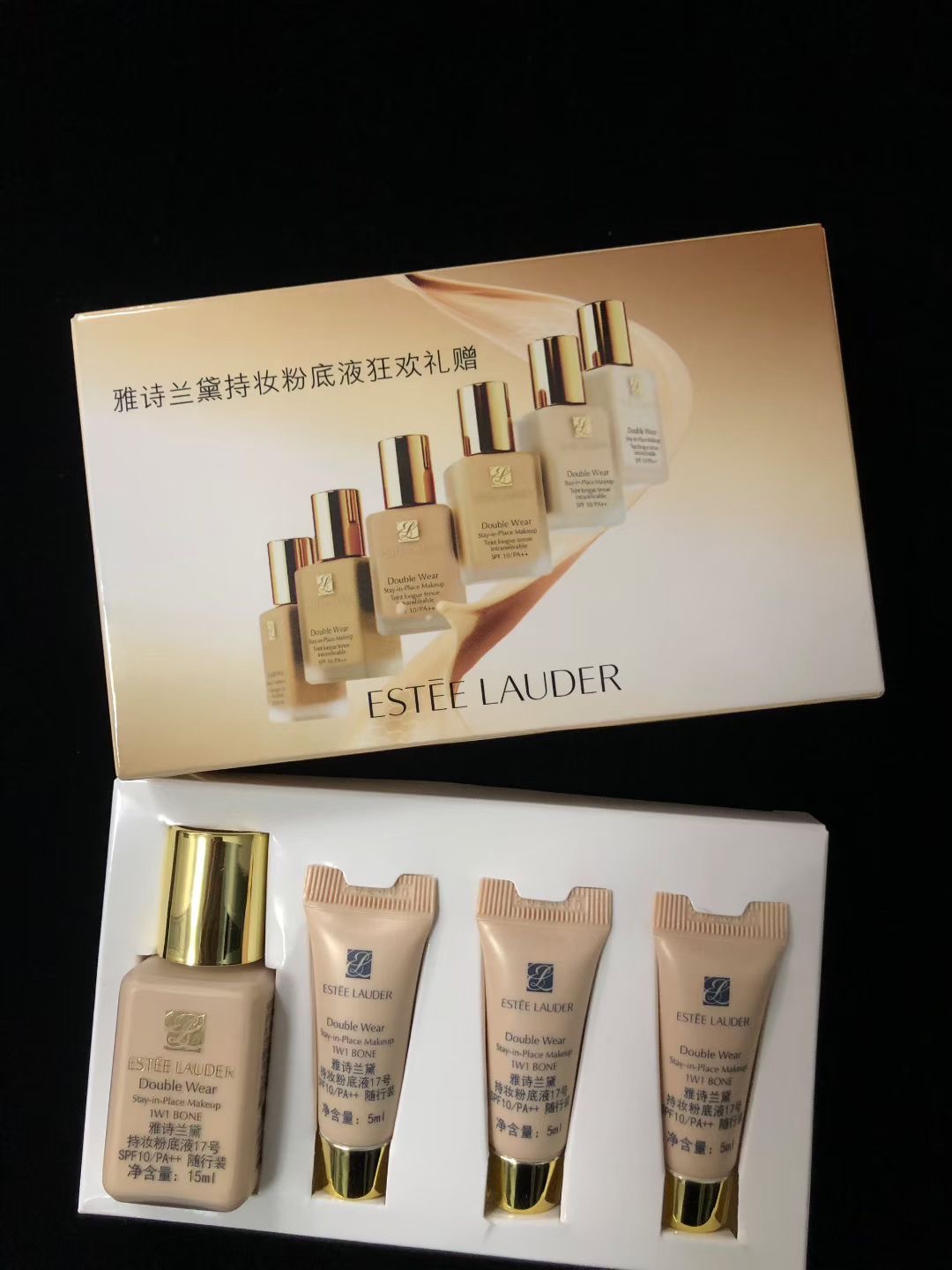 45. Set de Estée Lauder DW base de maquillaje 1+3 / muestras 🔜 ¡Alta calidad! Última versión de Estée Lauder DW17 base…