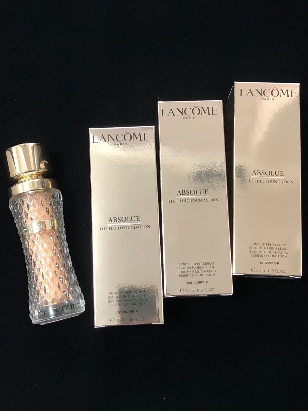 95. Base de maquillaje Lancôme Absolue 35ml última versión 🔜 Versión Mingtong. Alta calidad❗3️⃣ colores: 90#, 100#, 11…