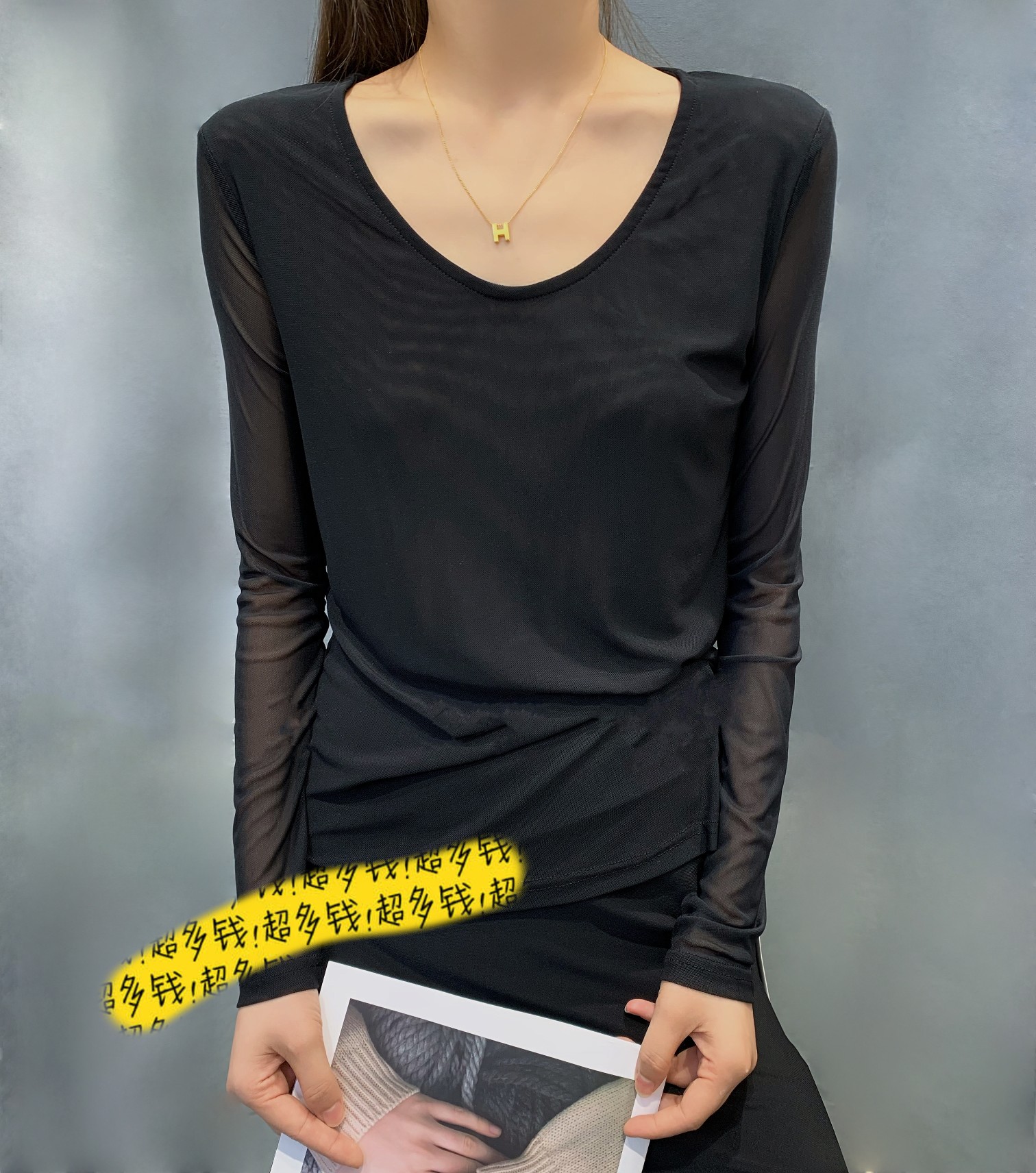 High-End Female Clothes with YSL Packaging: Fashionable, Quality, Long-Sleeved Veil, Beauty in Shape - 图片 6