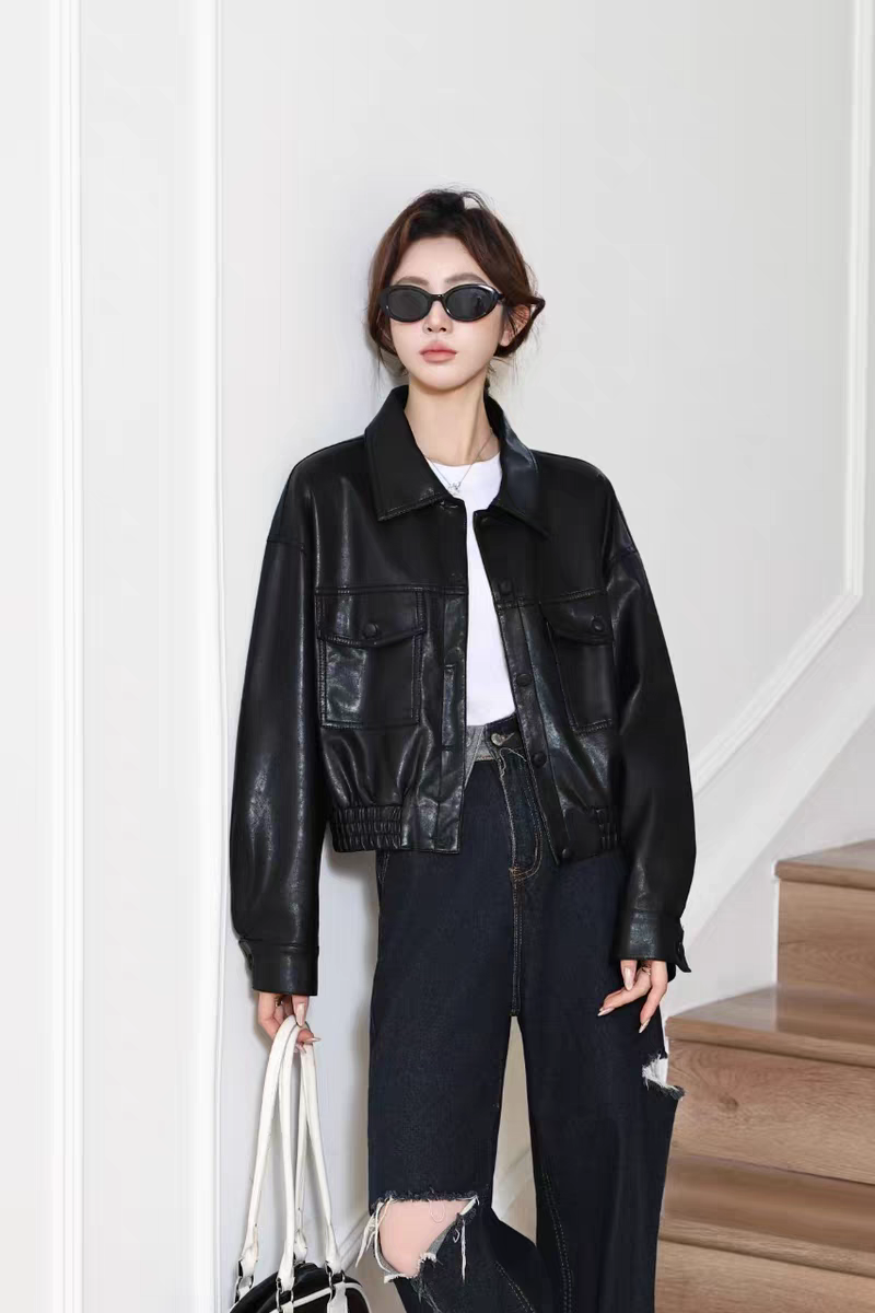 Title: High-Quality Women’s Suit and Leather Jackets Sale Summary: New PU-skin coat and leather jackets available in black and curry, with dustproof bag CD included. - 图片 8