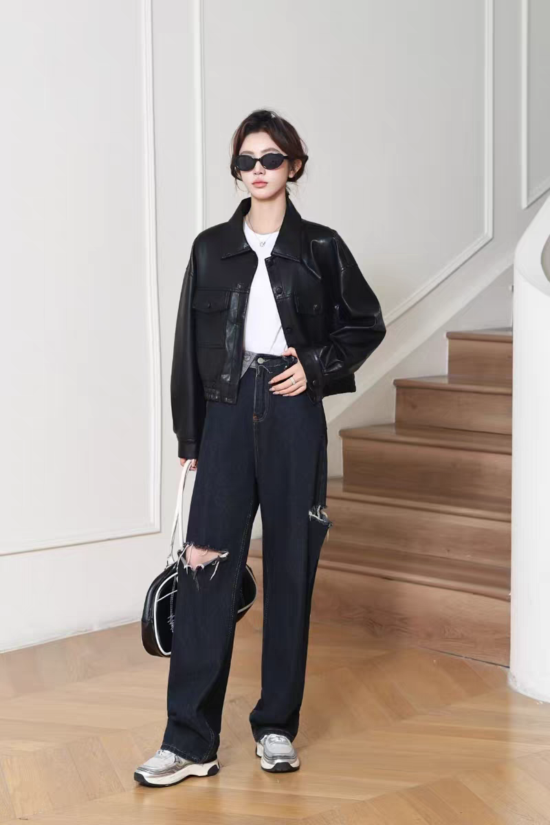 Title: High-Quality Women’s Suit and Leather Jackets Sale Summary: New PU-skin coat and leather jackets available in black and curry, with dustproof bag CD included. - 图片 6