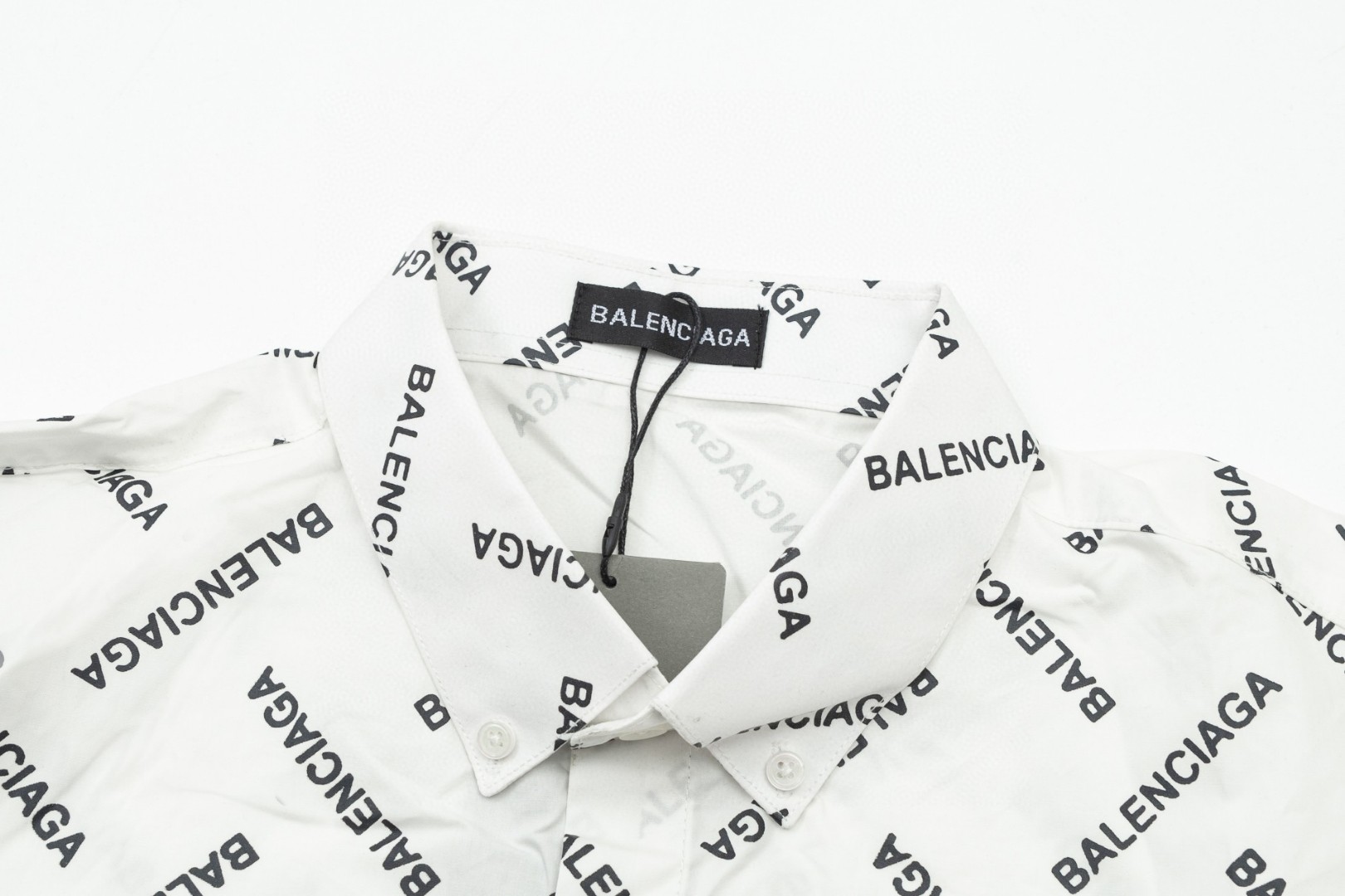 Balenciaga 爆款走秀満印LOGO長袖衬衫 高品質カスタム