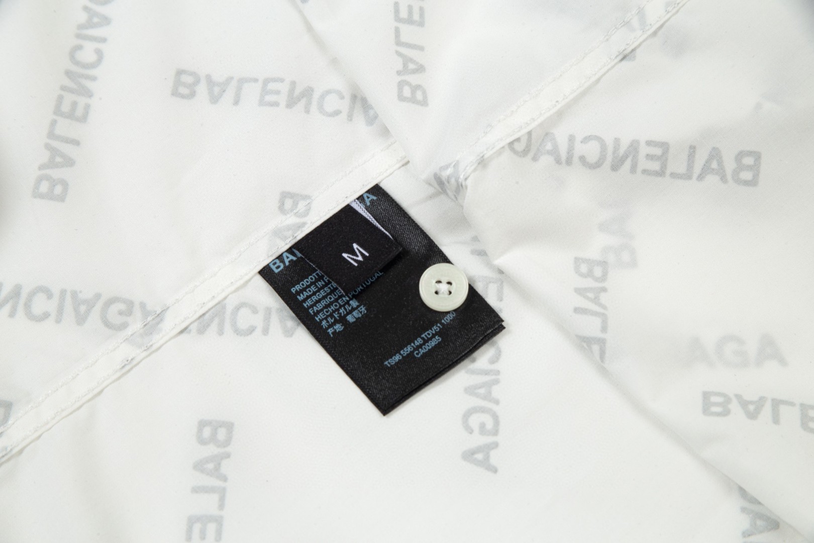 Balenciaga 爆款走秀満印LOGO長袖衬衫 高品質カスタム