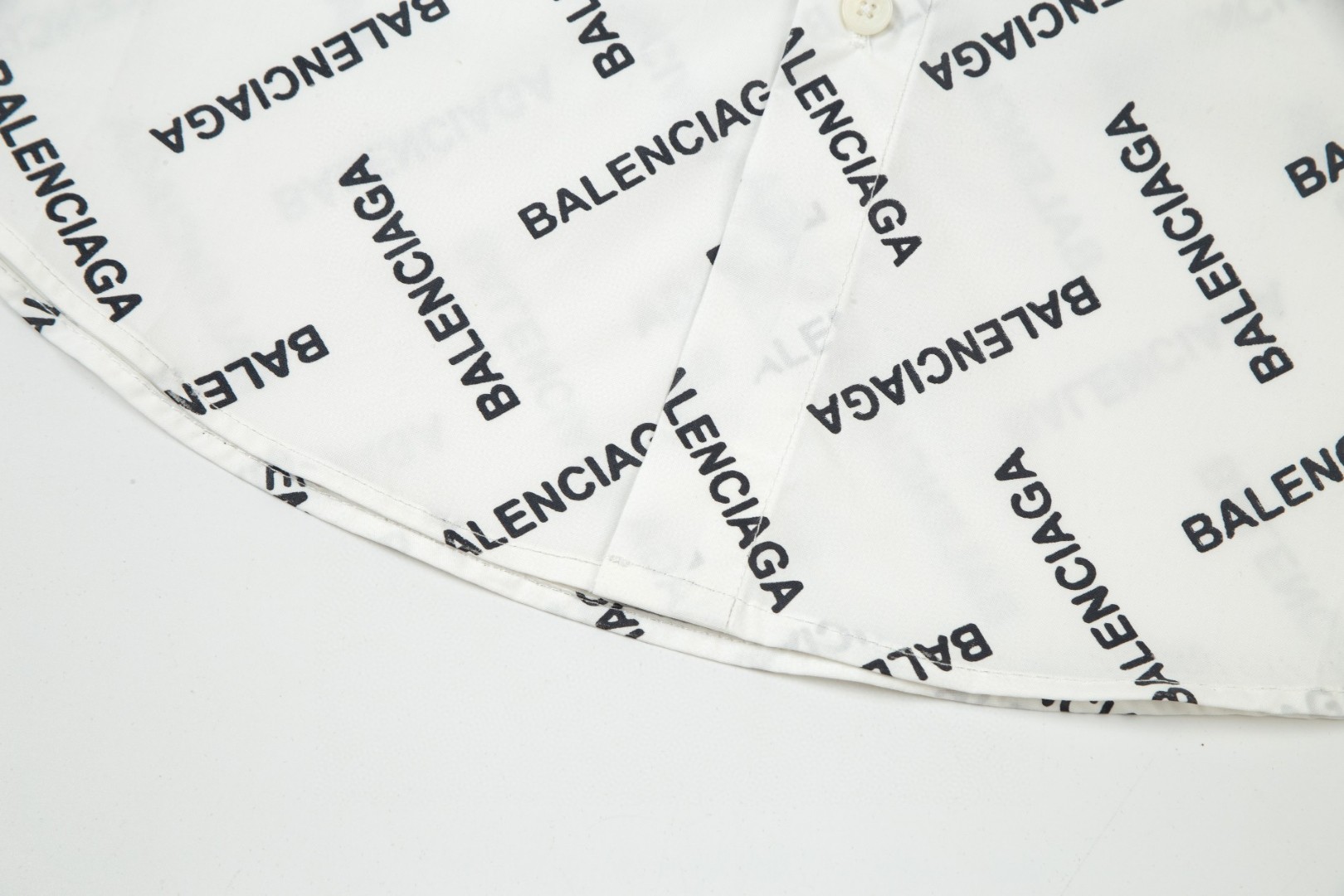 Balenciaga 爆款走秀満印LOGO長袖衬衫 高品質カスタム