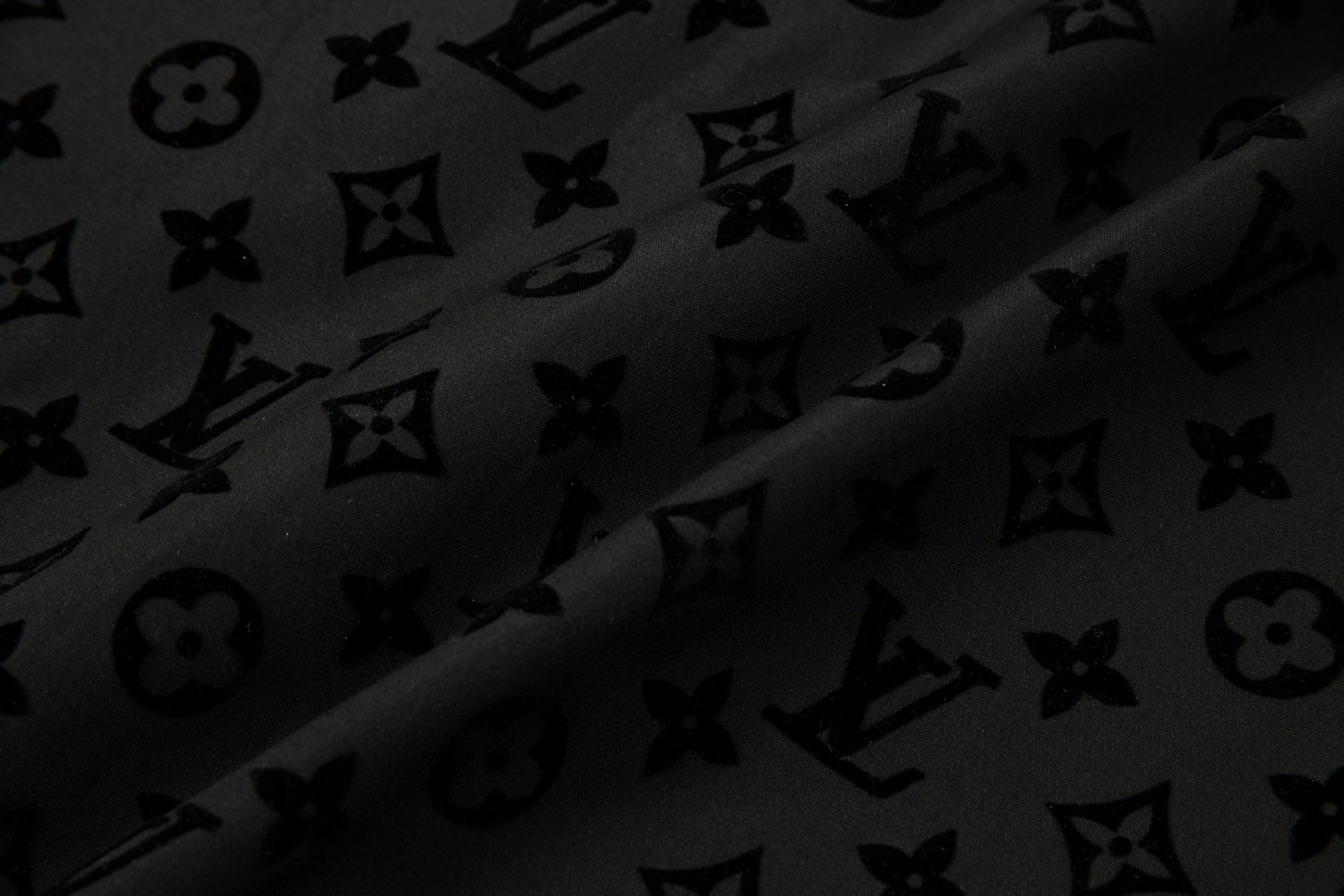 Louis Vuitton モノグラム植绒長袖シャツ 高級版