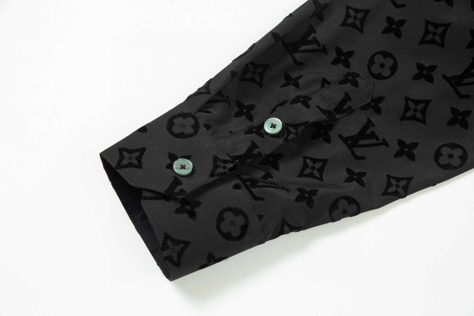 Louis Vuitton モノグラム植绒長袖シャツ 高級版