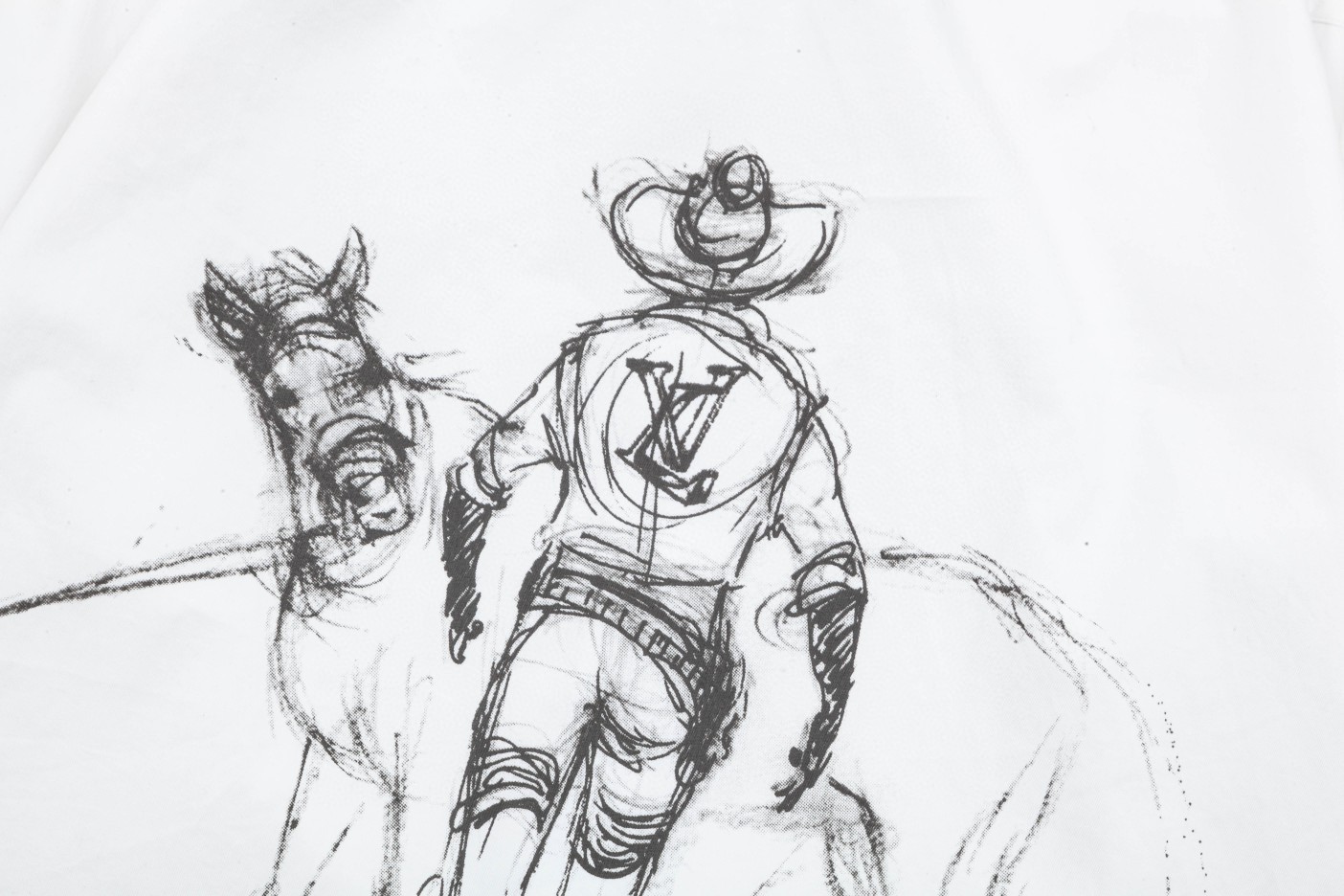 LV 路易威登 西部牛仔馬師シリーズ印花長袖衬衫 高級版