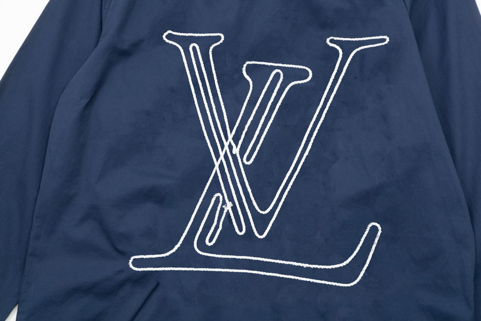 LV 路易威登 复古手作绣花Logo長袖衬衫 高品質