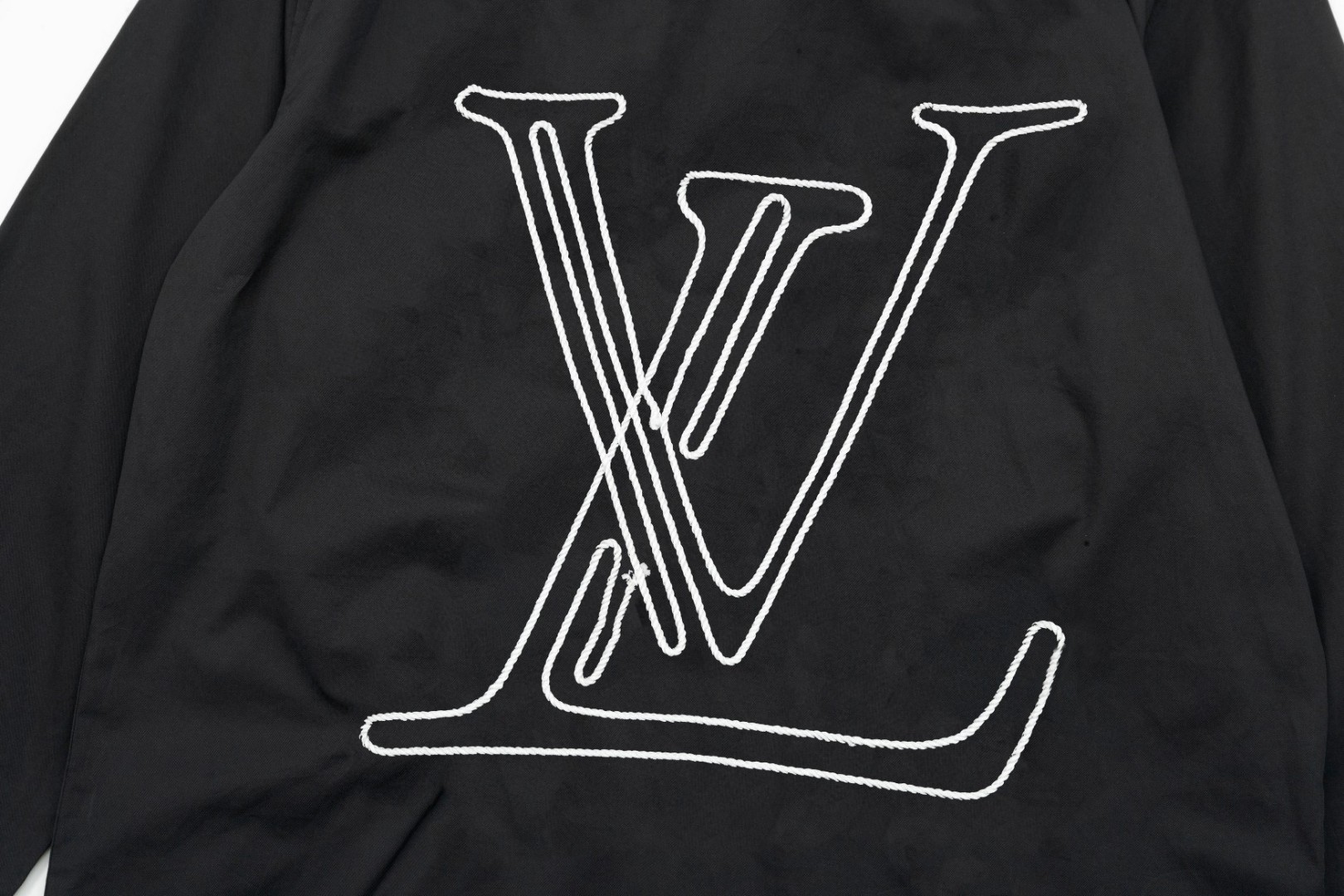 LV 路易威登 复古手作绣花Logo長袖衬衫 高級仕様