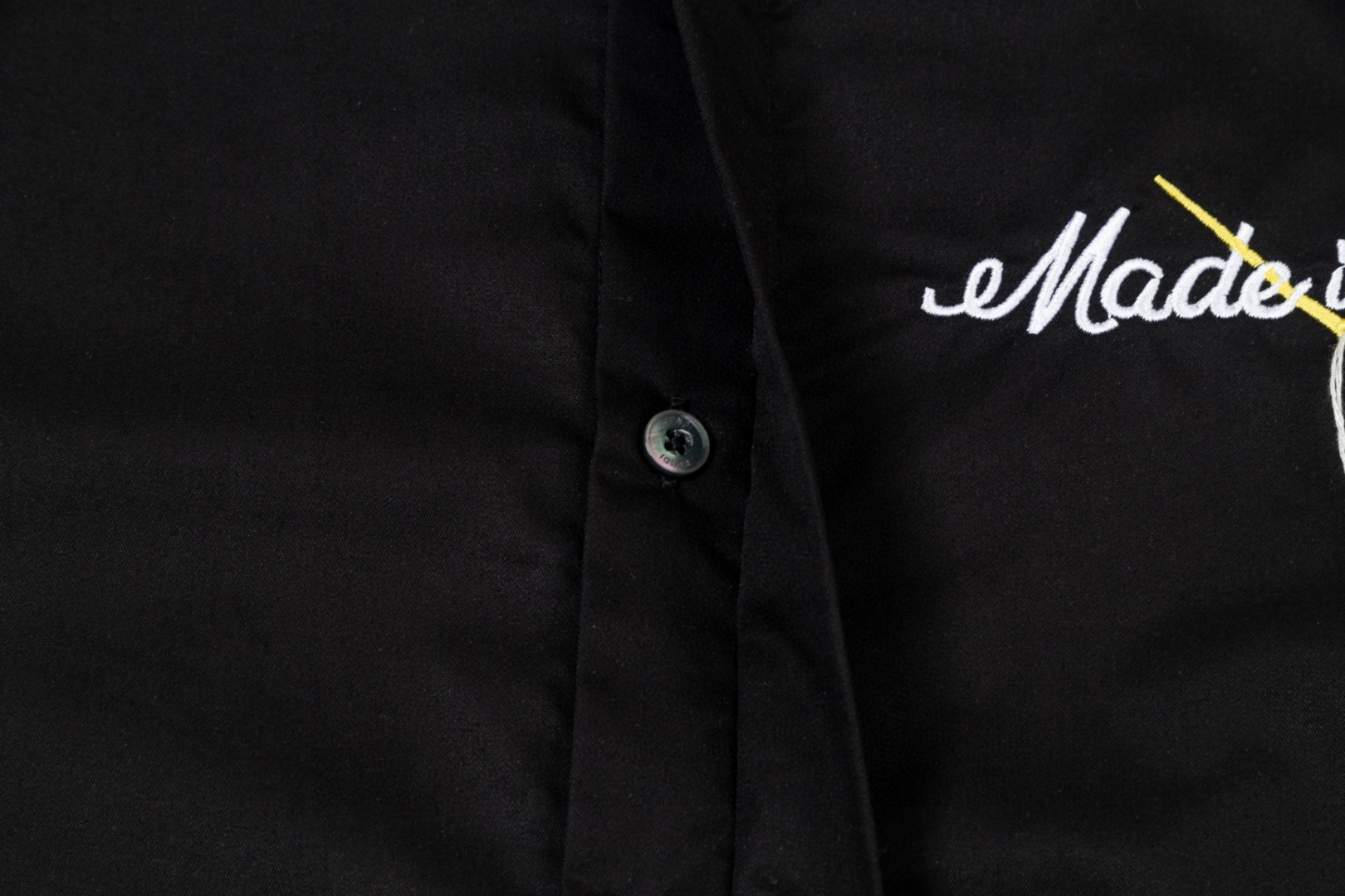 Fendi 芬迪 ロゴ刺繍長袖シャツ 高級素材使用