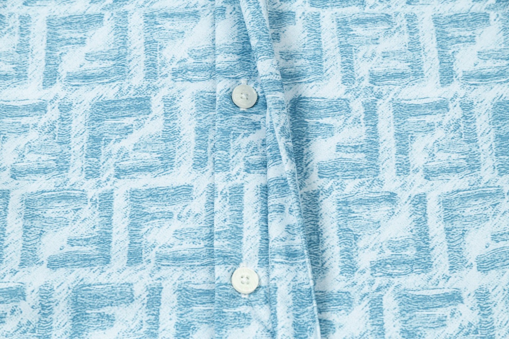 FENDI 芬迪 クラシック双F数码LOGO長袖衬衫 高品質カスタム