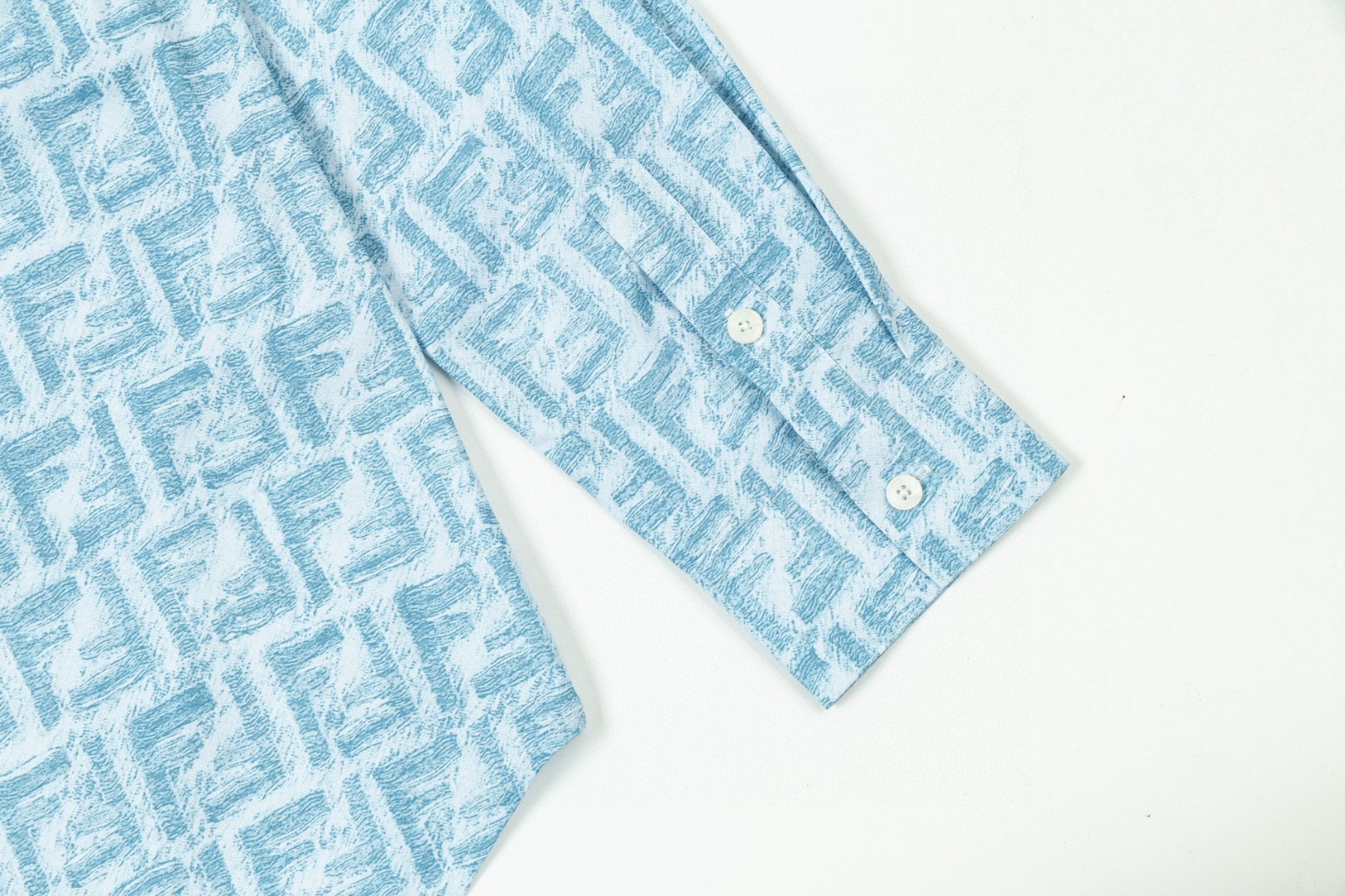 FENDI 芬迪 クラシック双F数码LOGO長袖衬衫 高品質カスタム