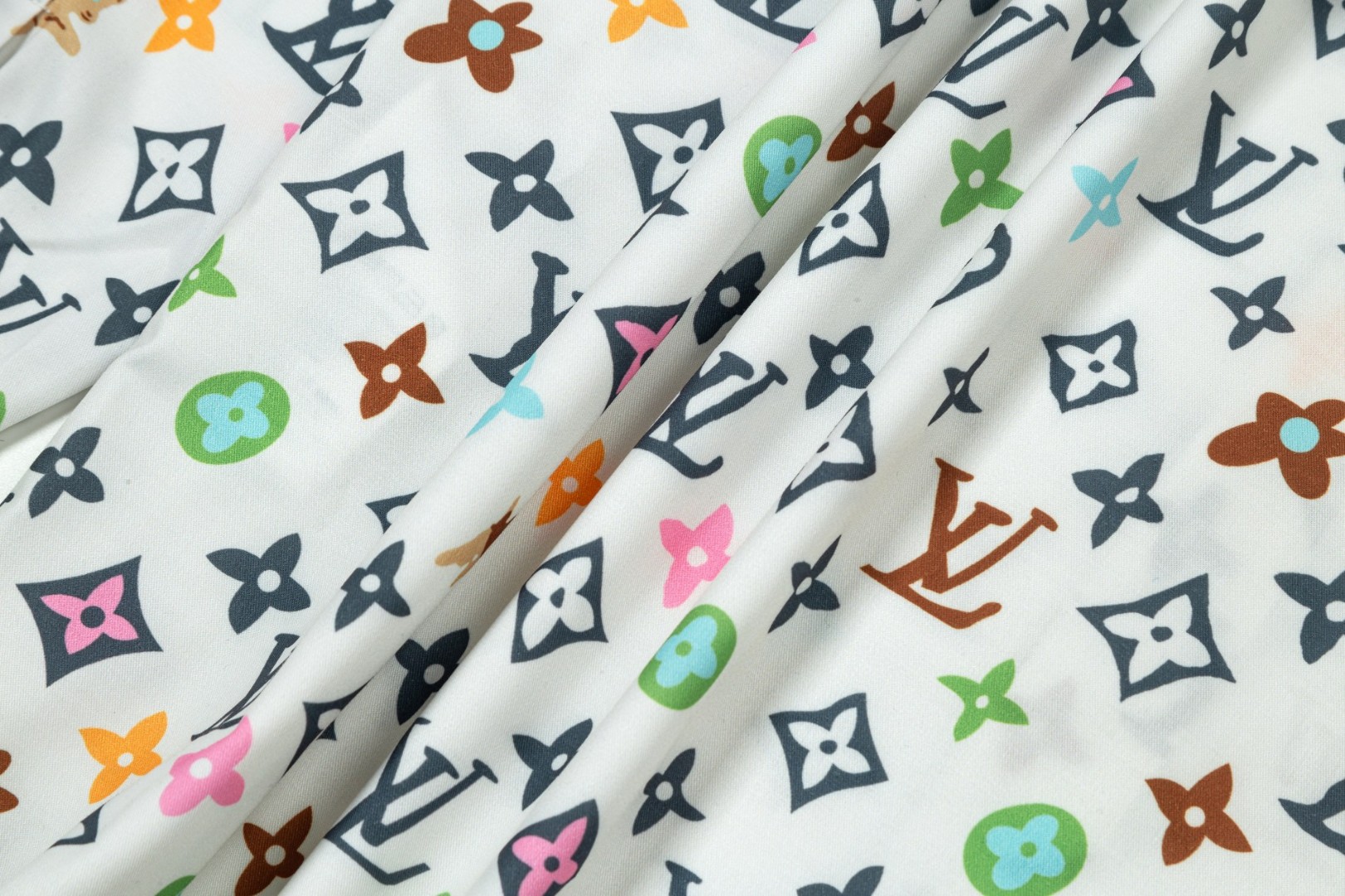 LV 路易威登 水彩老花Logo長袖衬衫 高級感あふれるデザイン