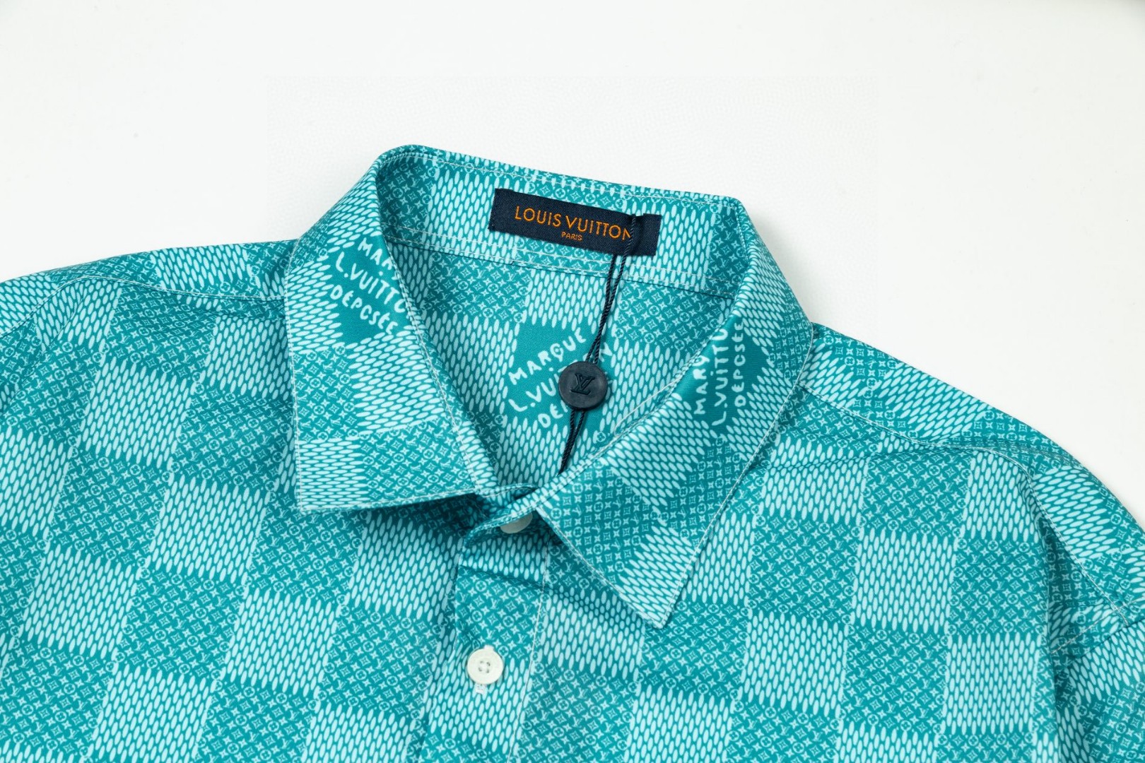 ルイ・ヴィトン ダミエ モノグラム 長袖シャツ 高品質デザイン