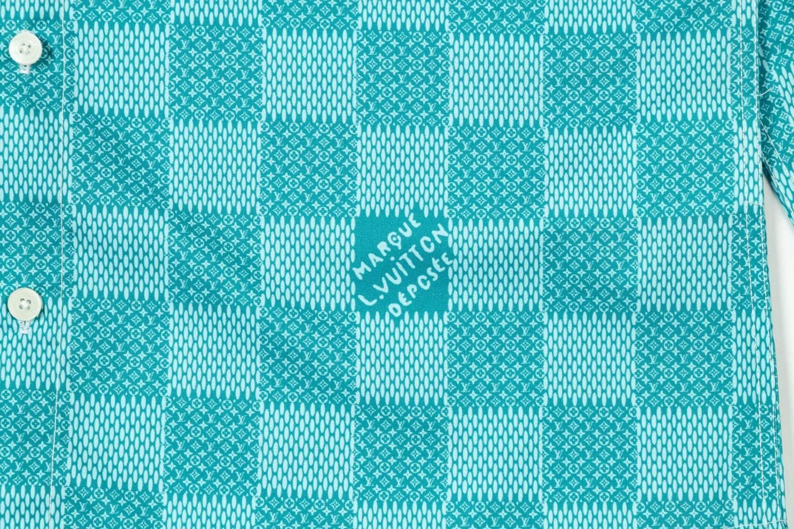 ルイ・ヴィトン ダミエ モノグラム 長袖シャツ 高品質デザイン