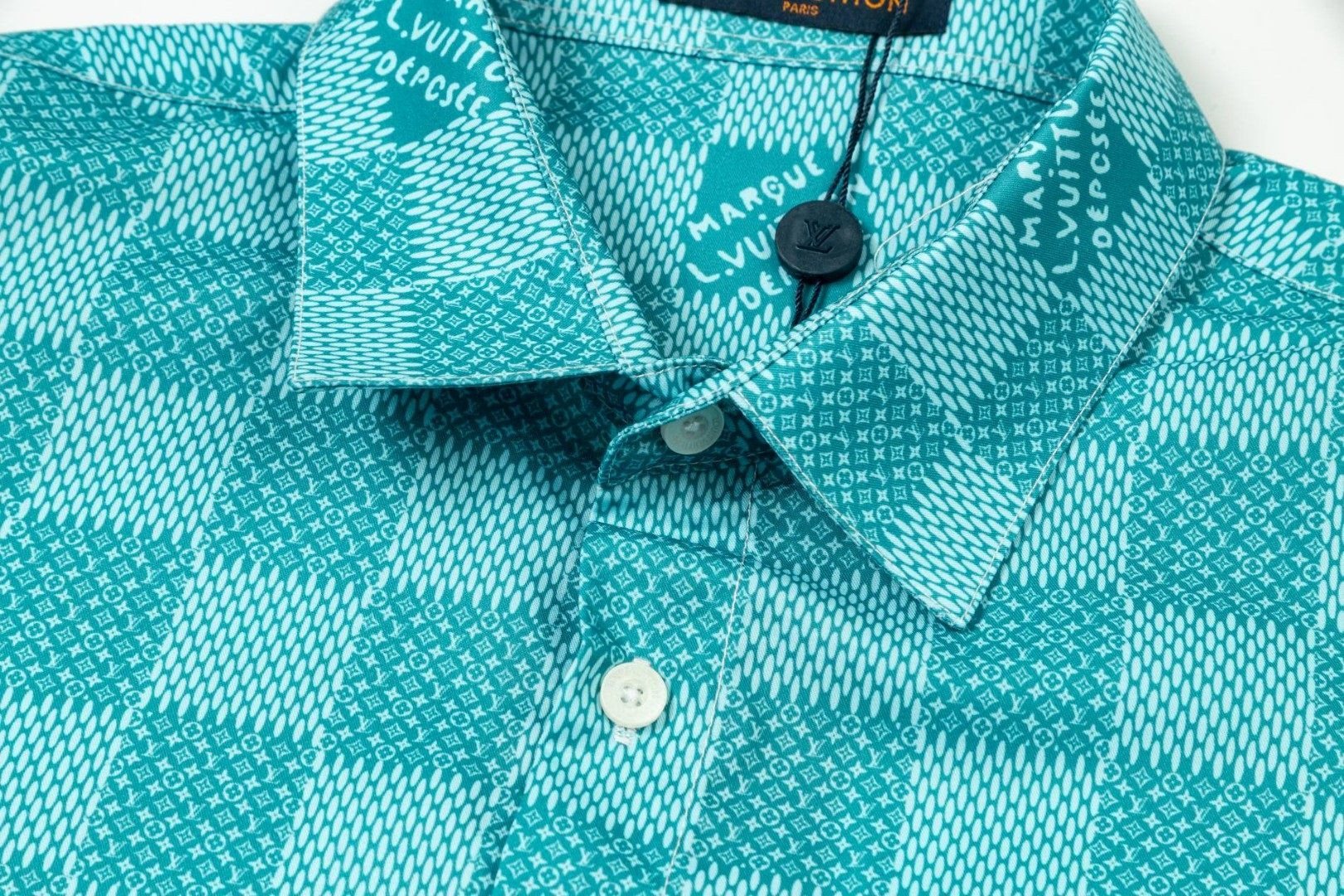 ルイ・ヴィトン ダミエ モノグラム 長袖シャツ 高品質デザイン