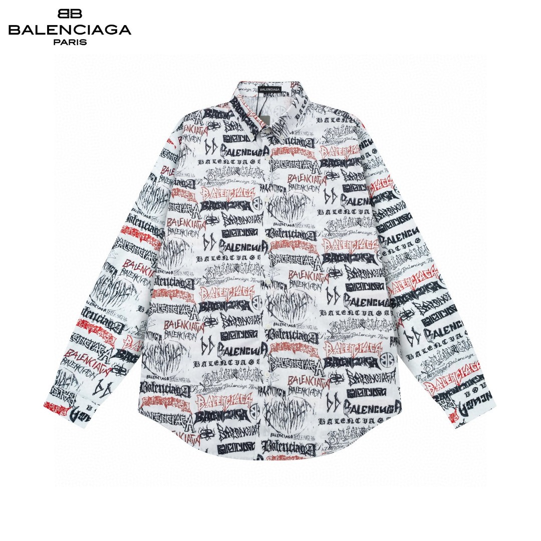 Balenciaga 爆款 龙年限定 Logo衬衫 高級感あふれるデザイン