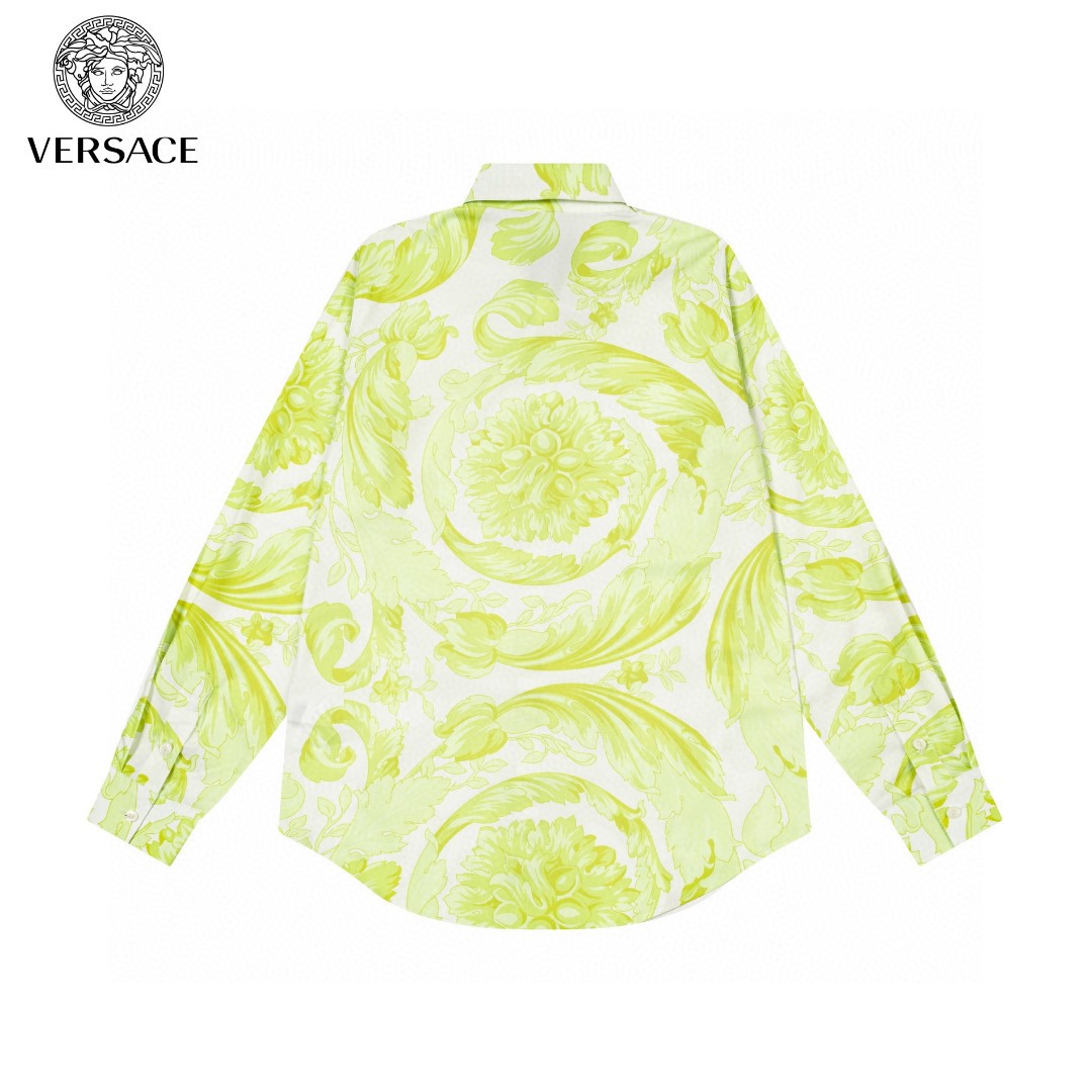 Versace 数码印花長袖衬衫 高端バージョン