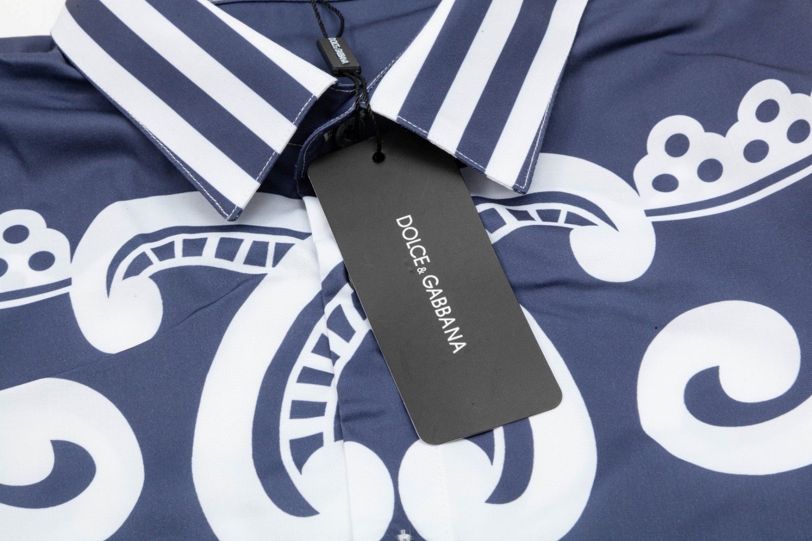 杜嘉班纳 マ約利カ柄 数码印花長袖シャツ 高級版