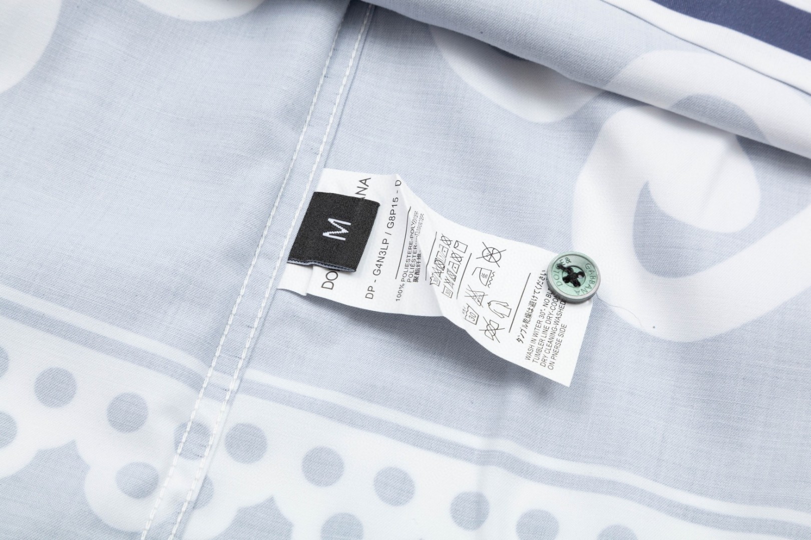 杜嘉班纳 マ約利カ柄 数码印花長袖シャツ 高級版