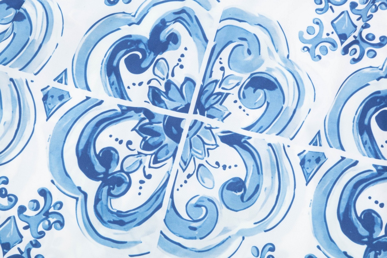 杜嘉班纳 マヨリカ数码印花Hawaii長袖衬衫 高級感あふれる針細工