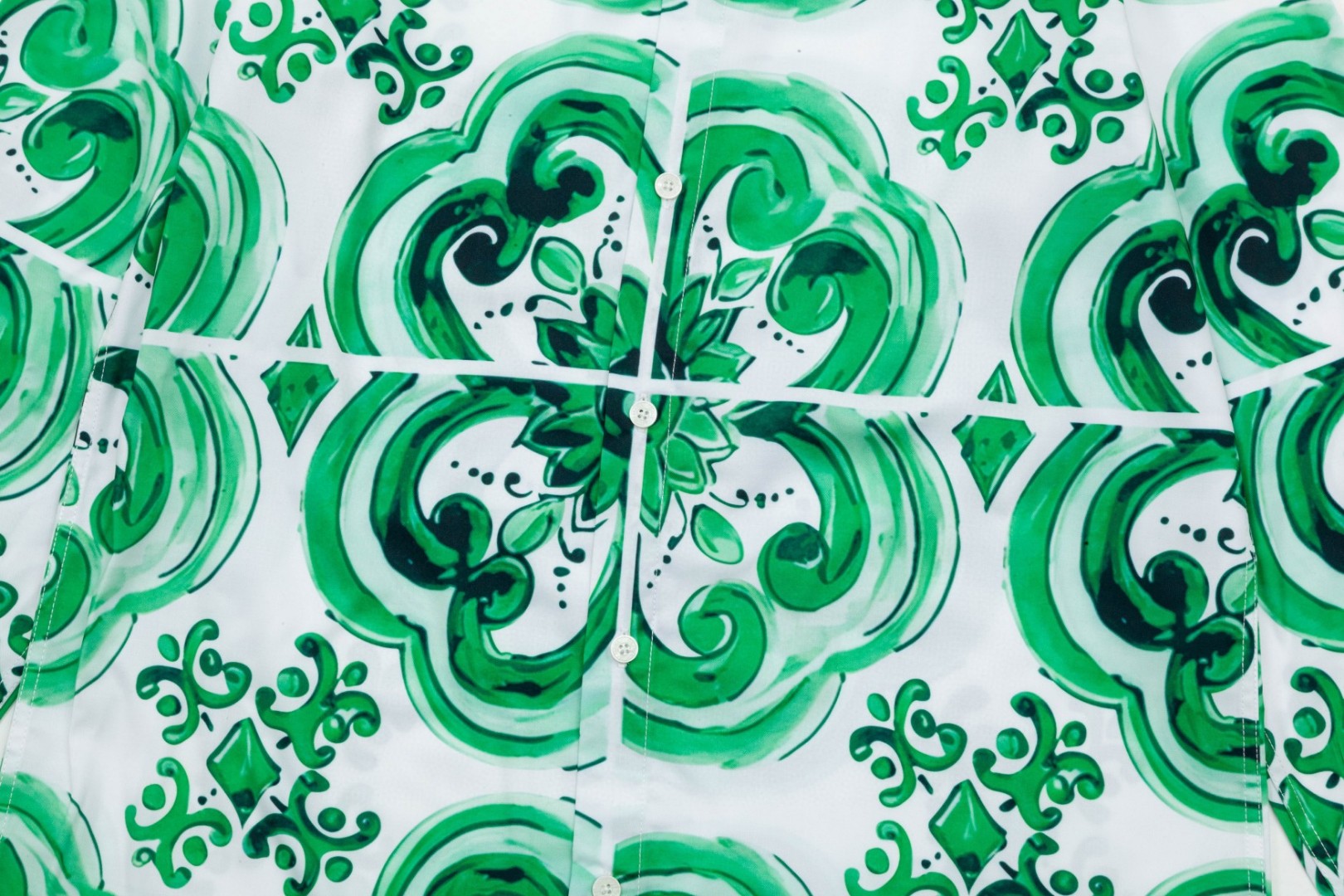 杜嘉班纳 マ約リカ数码印花長袖シャツ 高品質で快適