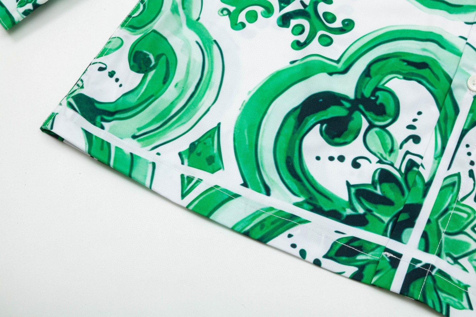 杜嘉班纳 マ約リカ数码印花長袖シャツ 高品質で快適