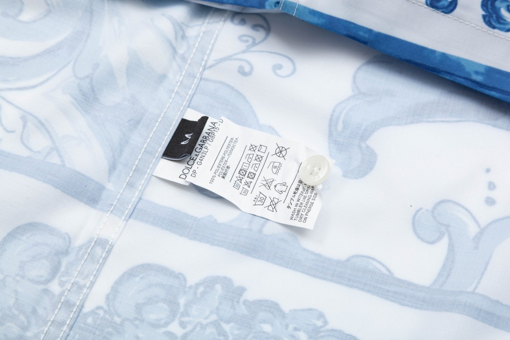 杜嘉班纳 マ約リカ数码印花Hawaii長袖衬衫 高級感溢れるデザイン