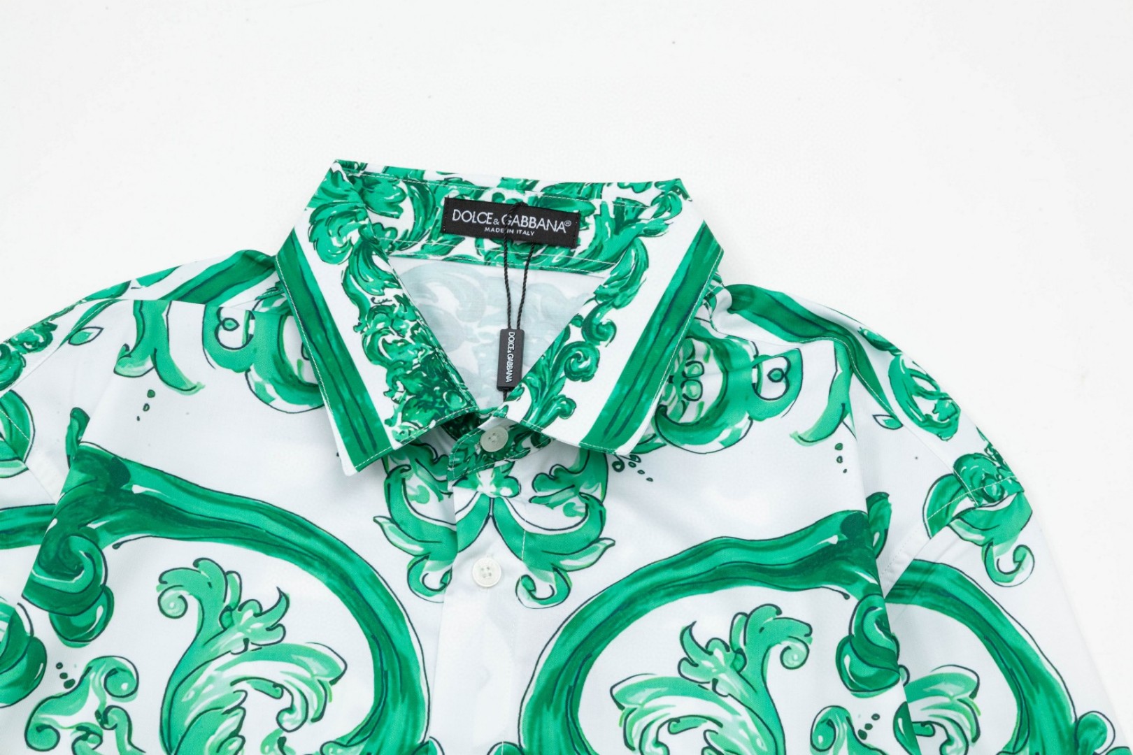 杜嘉班纳 マヨリカデザイン 数码印花 ハワイ長袖衬衫 高品質