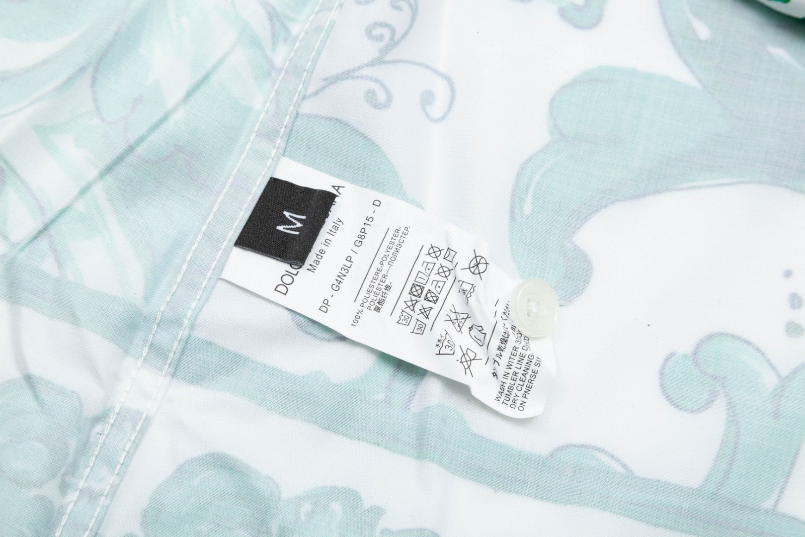 杜嘉班纳 マヨリカデザイン 数码印花 ハワイ長袖衬衫 高品質