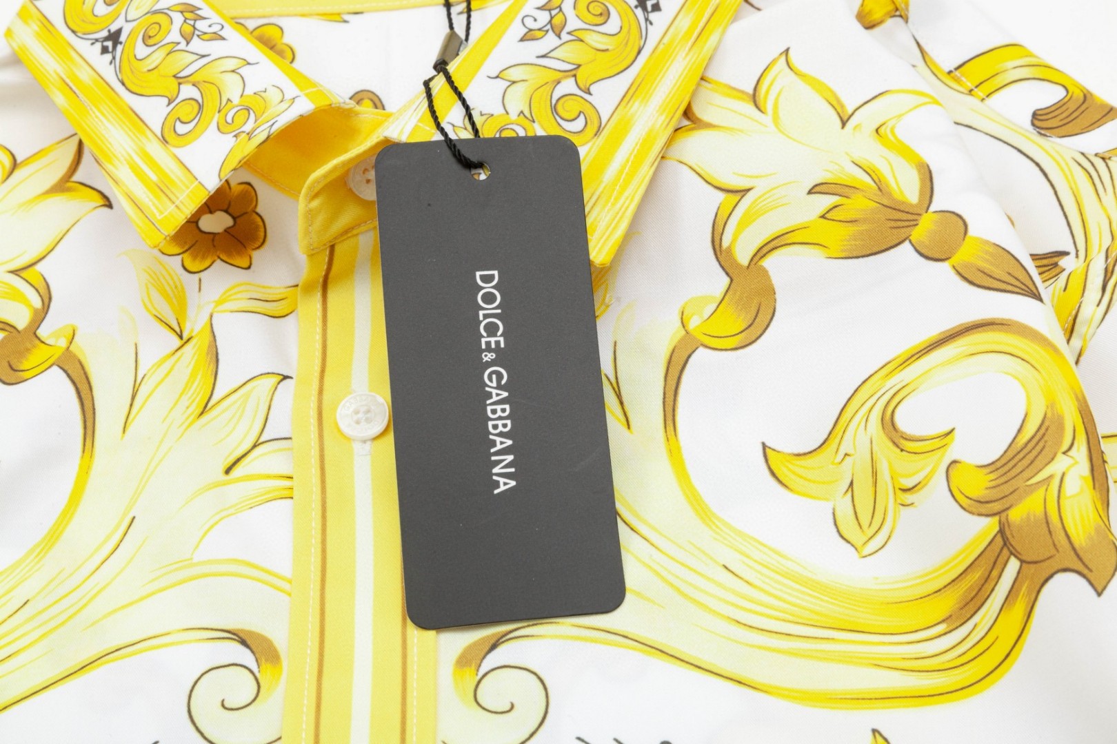 杜嘉班纳 マヨリカ宮廷風 数码印花長袖衬衫 高級版