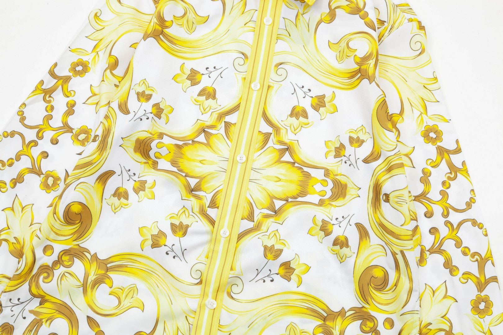 杜嘉班纳 マヨリカ宮廷風 数码印花長袖衬衫 高級版