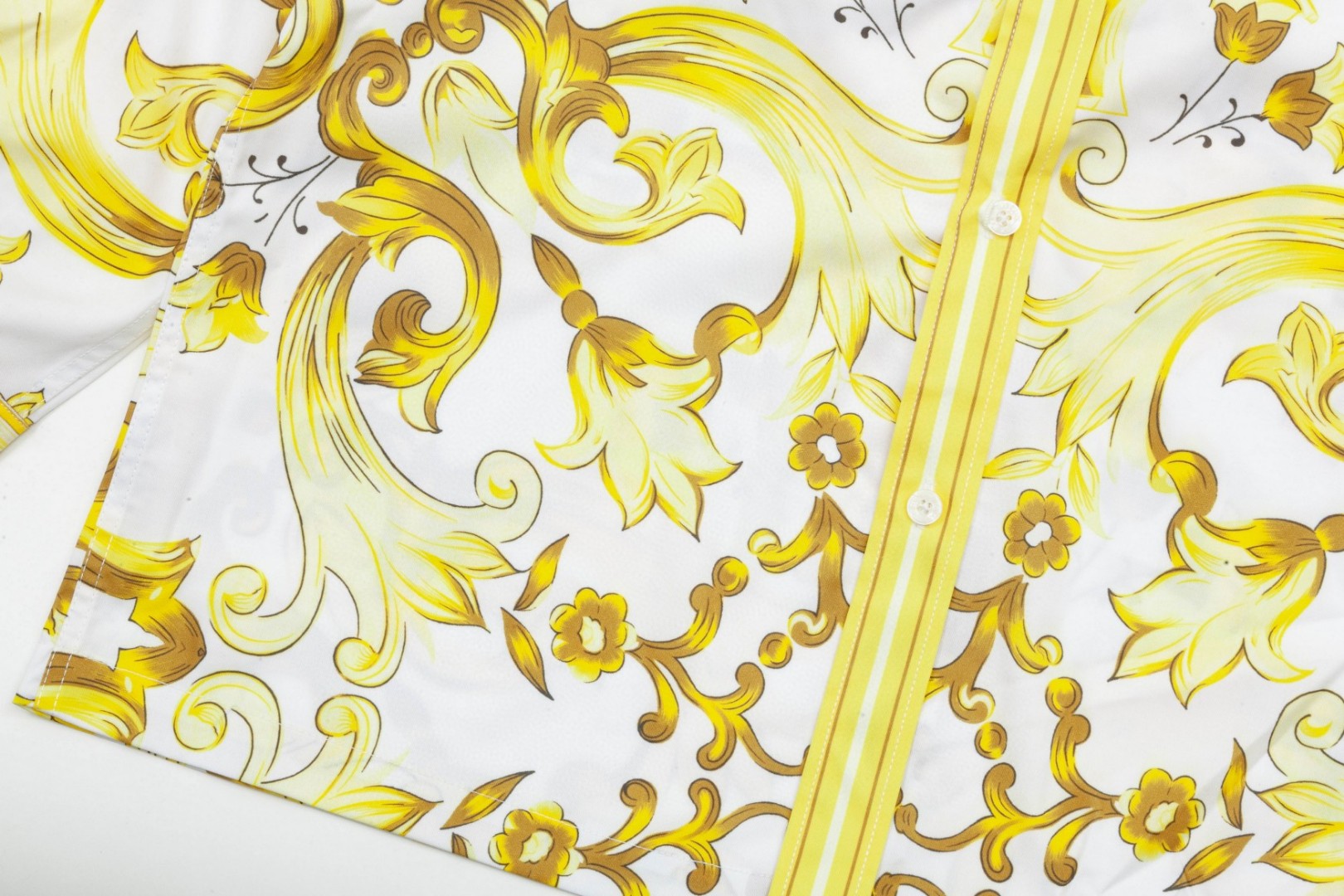 杜嘉班纳 マヨリカ宮廷風 数码印花長袖衬衫 高級版