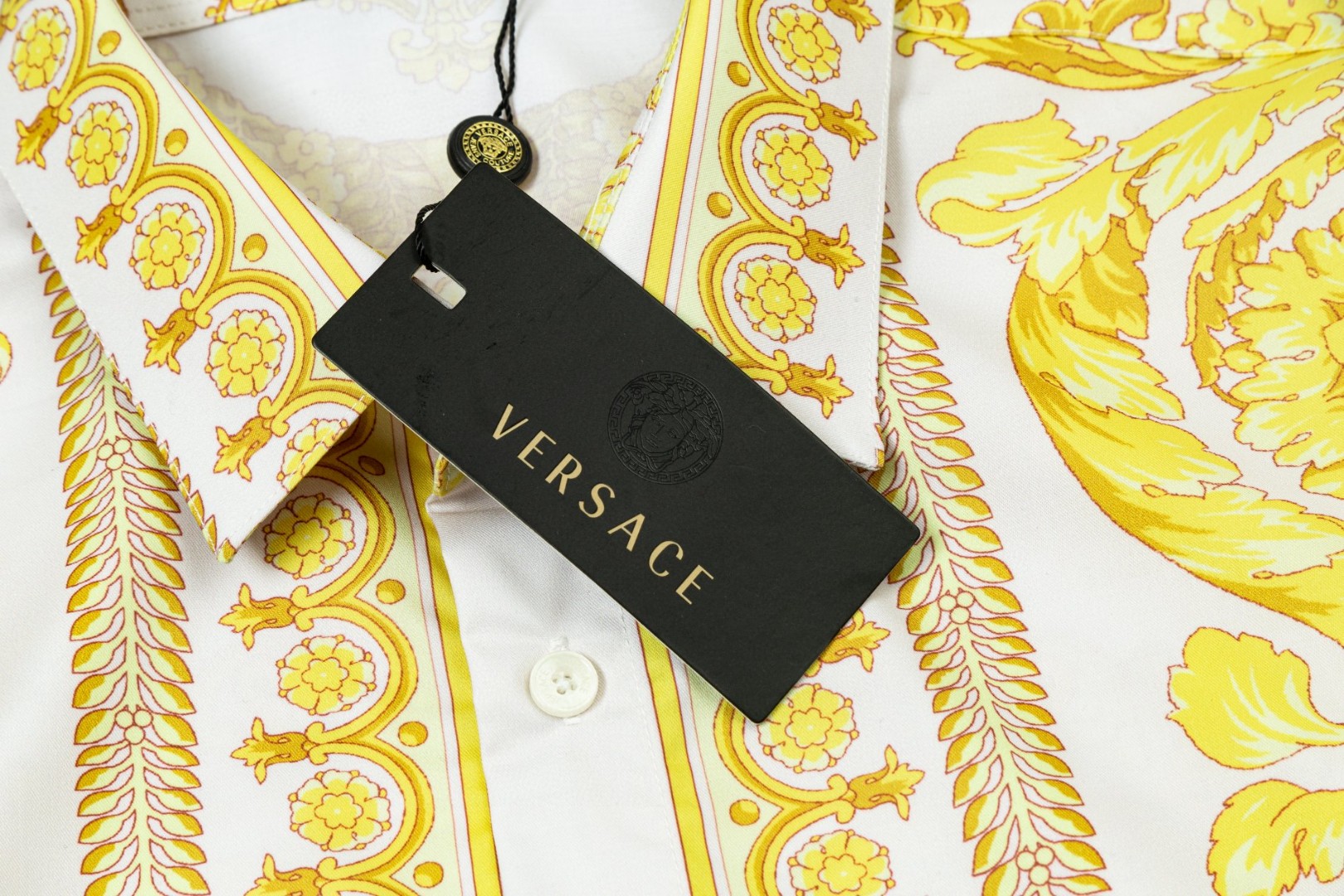 Versace 美杜莎風数码印花長袖衬衫 高級版