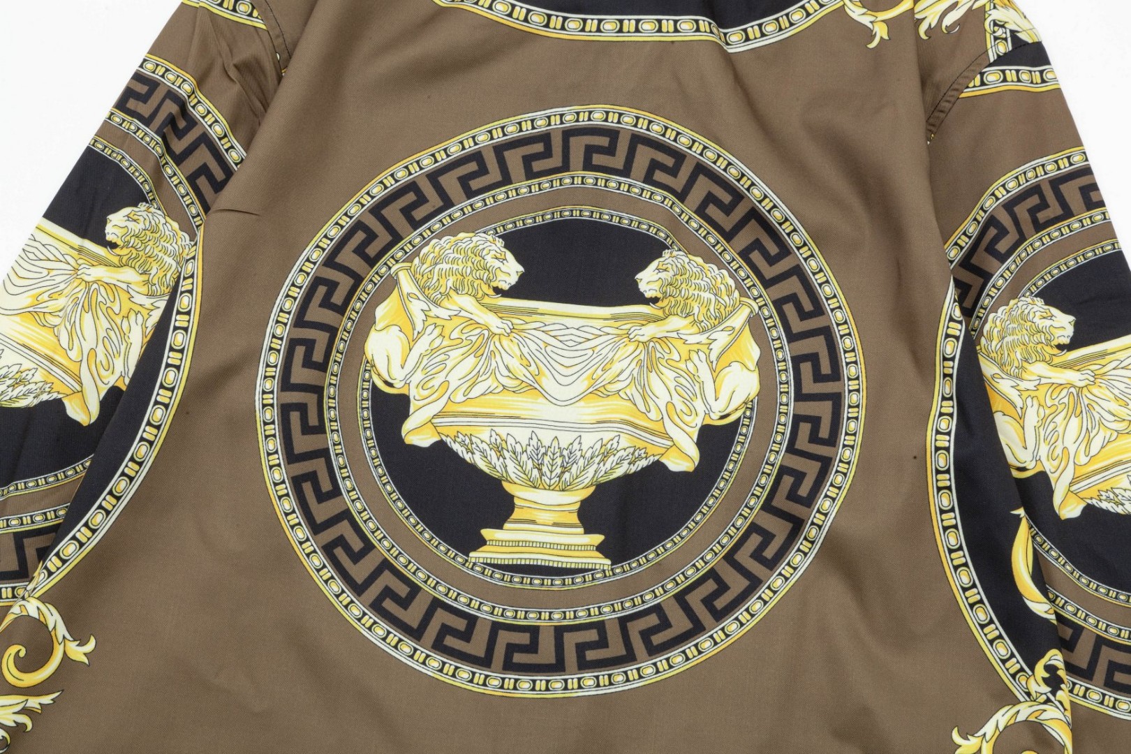 Versace 美杜莎宮廷風 数字印花長袖衬衫 高級版