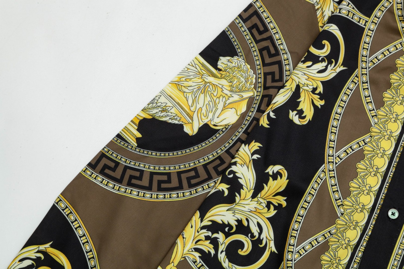 Versace 美杜莎宮廷風 数字印花長袖衬衫 高級版