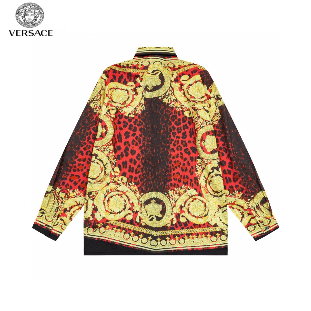 Versace 美杜莎宮廷風長袖衬衫 高端数码印花