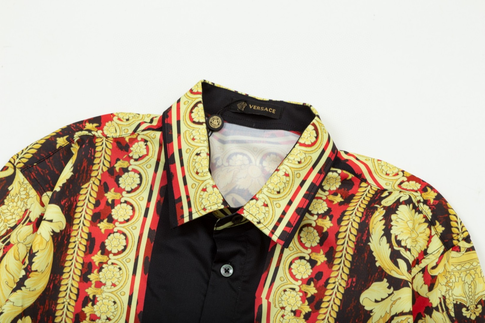 Versace 美杜莎宮廷風長袖衬衫 高端数码印花