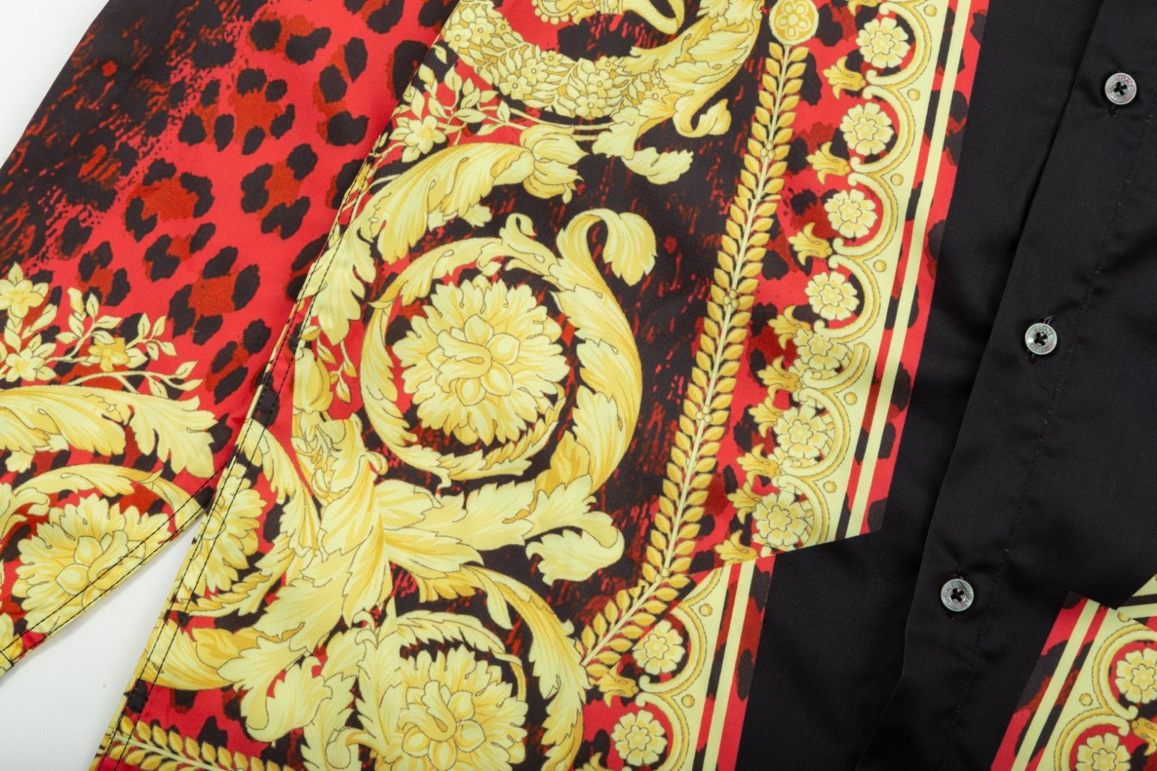 Versace 美杜莎宮廷風長袖衬衫 高端数码印花