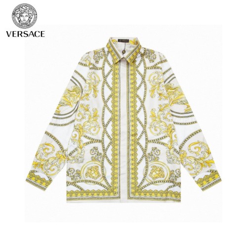 Versace 2025SS Palace Print Long Sleeve Shirt - High-End Designer Fashion 1 Versace 2025SS Palace Print Long Sleeve Shirt - High-End Designer Fashion