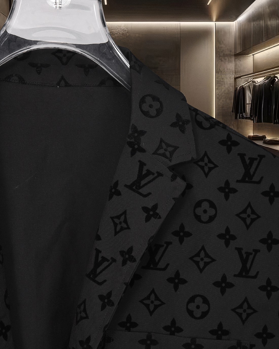 Louis Vuitton Monogram Jacquard Blazer - Slim Fit, Modern Style 5 a1752776607837 0448