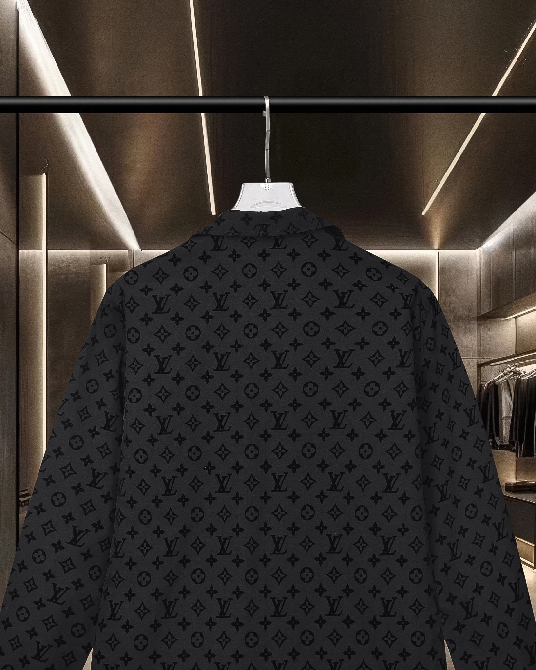Louis Vuitton Monogram Jacquard Blazer - Slim Fit, Modern Style 4 a1752776610886 2345