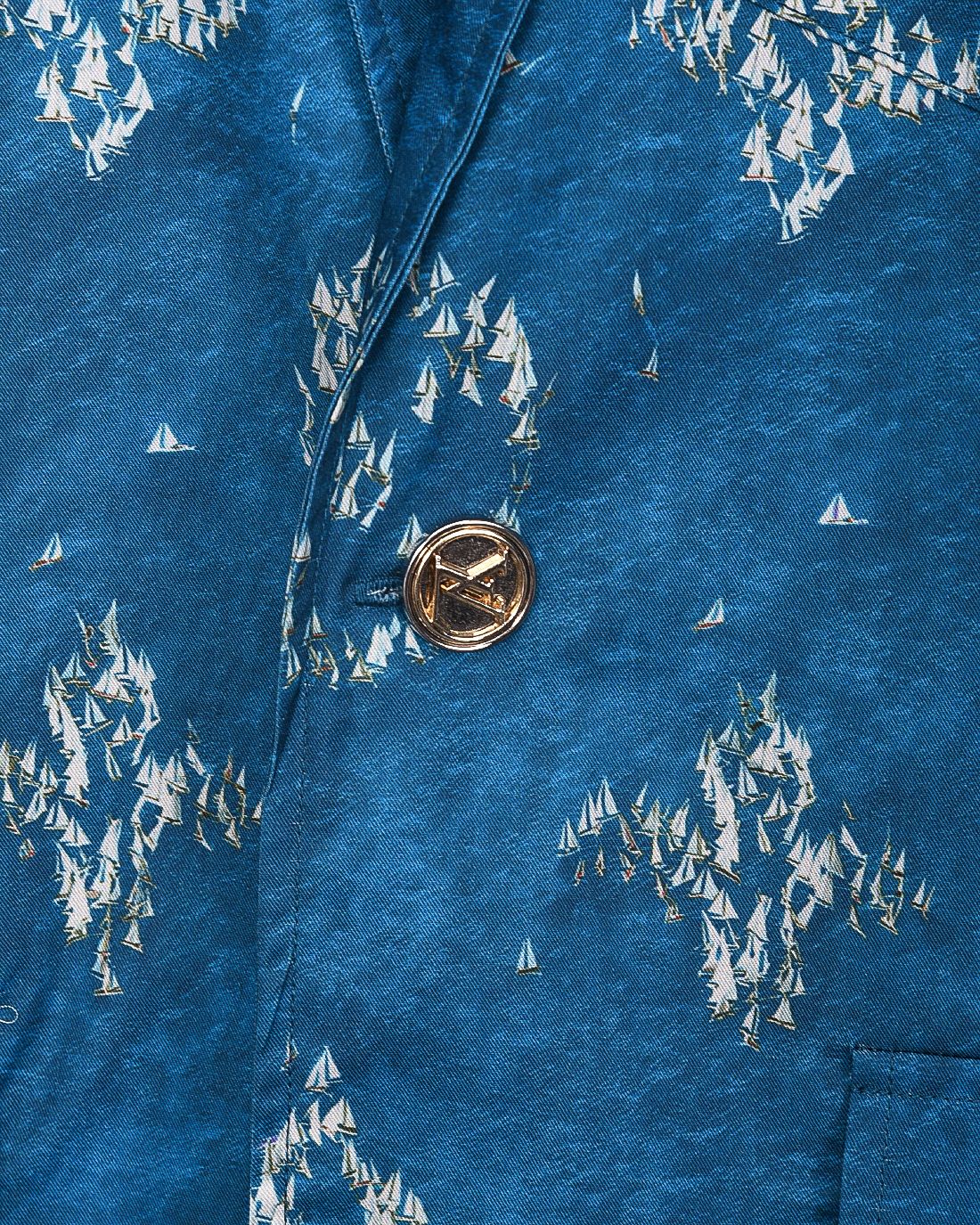 Louis Vuitton Blue Printed Blazer - Lightweight, Breathable Fabric, Perfect Fit 9 a1752776782226 7155