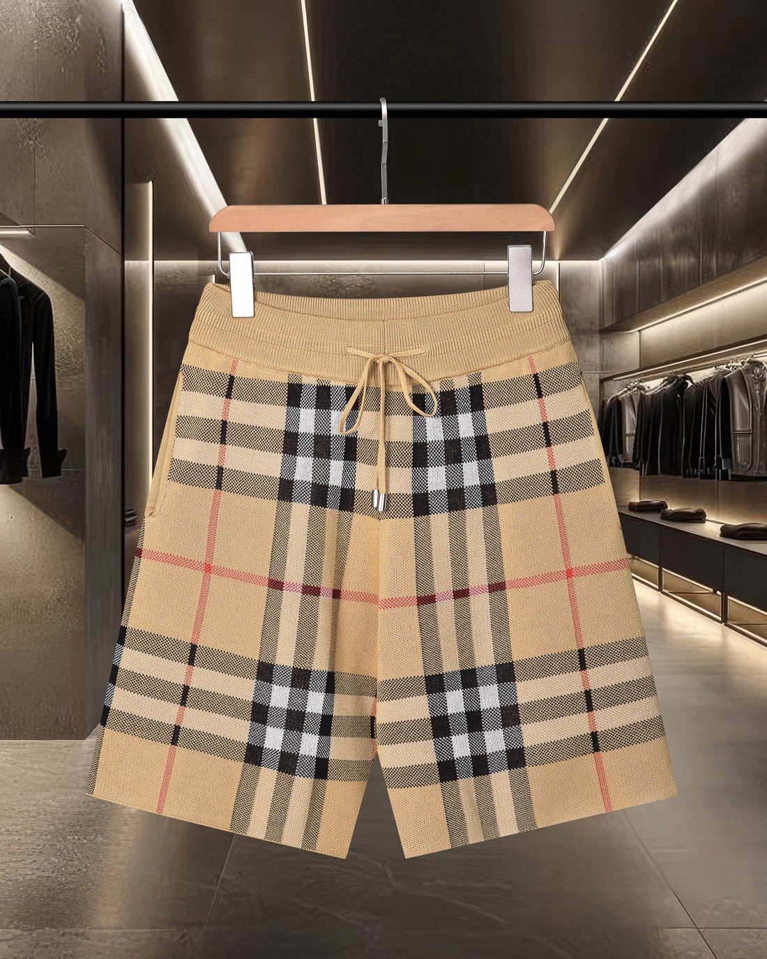 (enviado al día siguiente) BURBERRY/Burberry bbr tecnología de tejido jacquard de cuatro barras con empalme clásico, ve…