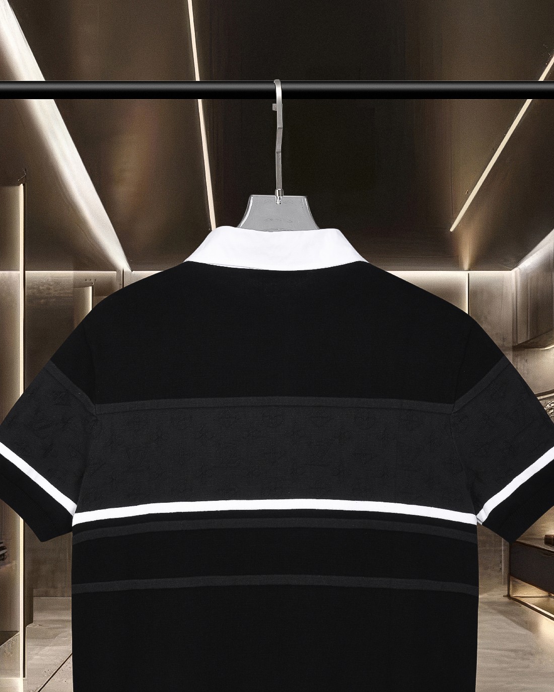 路易威登/louis vuitton LV撞色拼接Logo提花针织休闲短袖翻领衫-Top High Quatity Cheap Sneakers Fashion Clothing Clothes Bags handbags Shoes of all Brand wholesale With The best Quality And Beautiful Price from China Factory Chinese suppliers wholesaler seller 路易威登/louis vuitton LV撞色拼接Logo提花针织休闲短袖翻领衫