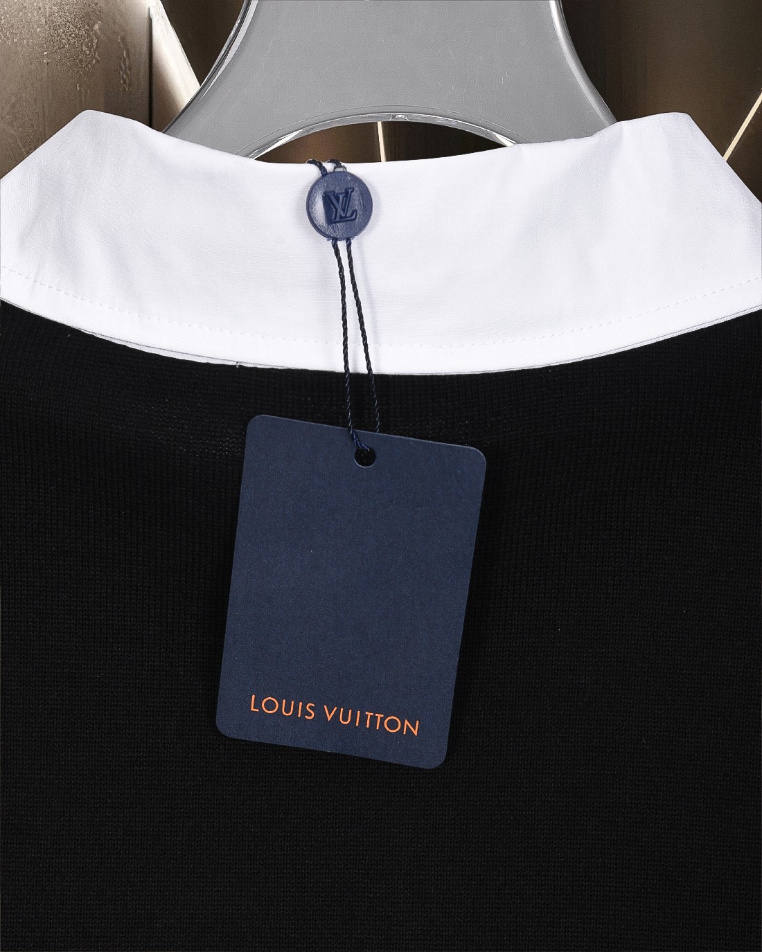 路易威登/louis vuitton LV撞色拼接Logo提花针织休闲短袖翻领衫-Top High Quatity Cheap Sneakers Fashion Clothing Clothes Bags handbags Shoes of all Brand wholesale With The best Quality And Beautiful Price from China Factory Chinese suppliers wholesaler seller 路易威登/louis vuitton LV撞色拼接Logo提花针织休闲短袖翻领衫