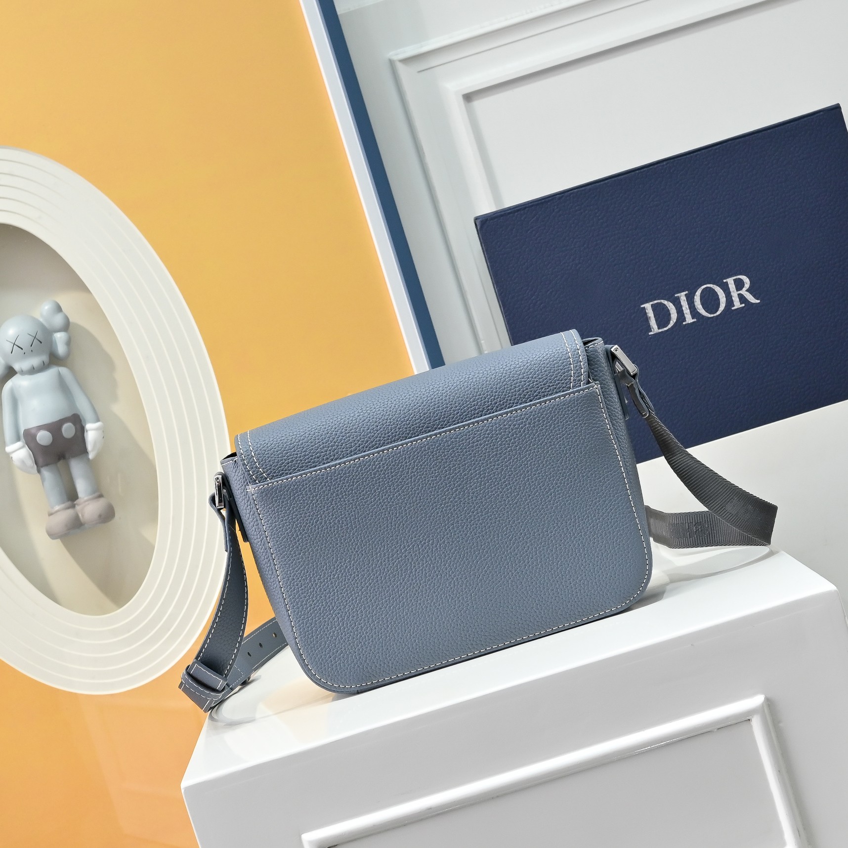 Dior 迪奥  牛仔布马鞍包 SADDLE翻盖邮差包 单肩斜挎包 明星单品 采用优质原厂材质 高端品质