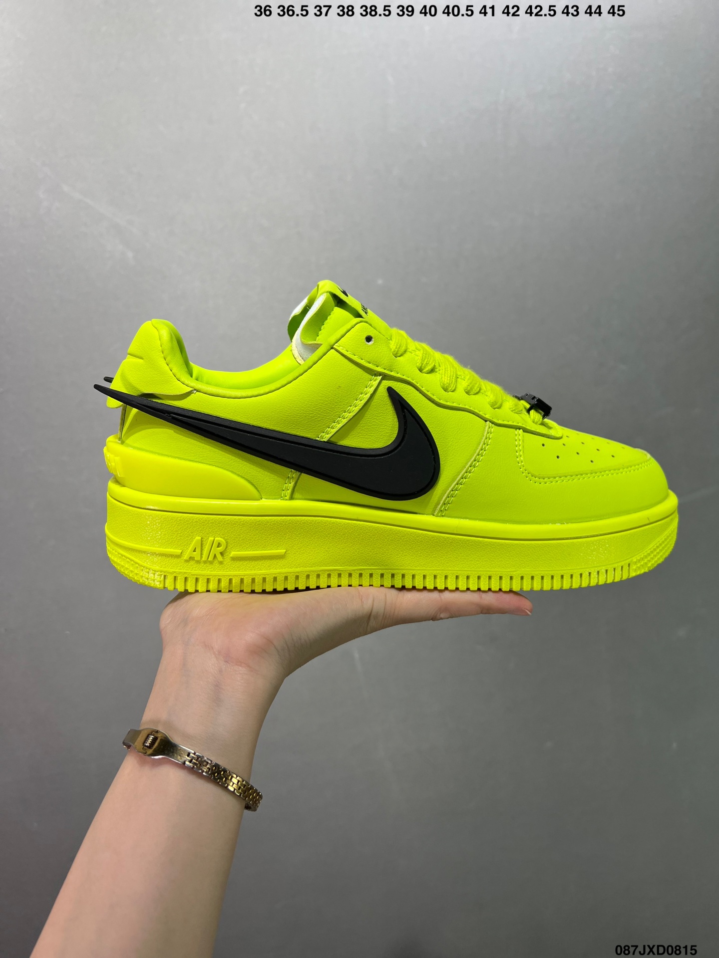 公司级✅AMBUSH x Air Force 1 Low SP 埋伏系列 空军联名合作款“皮革黑白大钩” 官方货号:DV3464-001 ID:087JXD0815