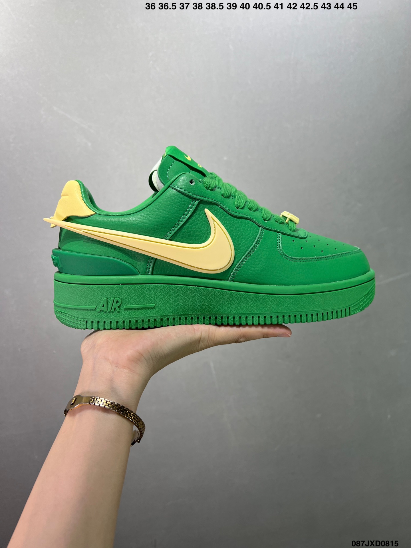 公司级✅AMBUSH x Air Force 1 Low SP 埋伏系列 空军联名合作款“皮革黑白大钩” 官方货号:DV3464-001 ID:087JXD0815