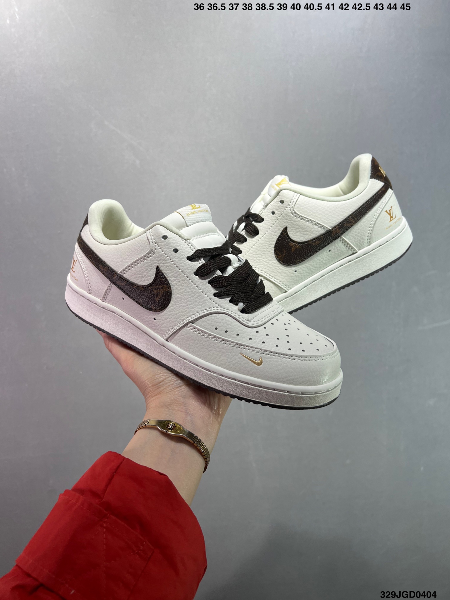 Nike Court Vision Low White/Brown Leather Sneakers - FD5188-999 2 i1743695498087 7013 0 7